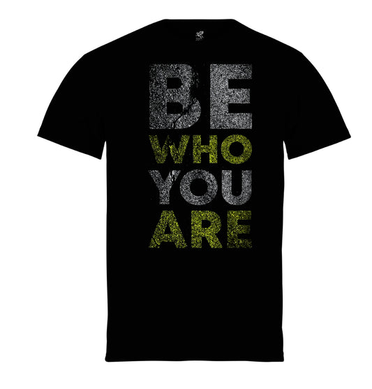 Μπλούζα της εταιρίας Pegasus μαύρη με τύπωμα Be who you are - Fashion Urban Wear