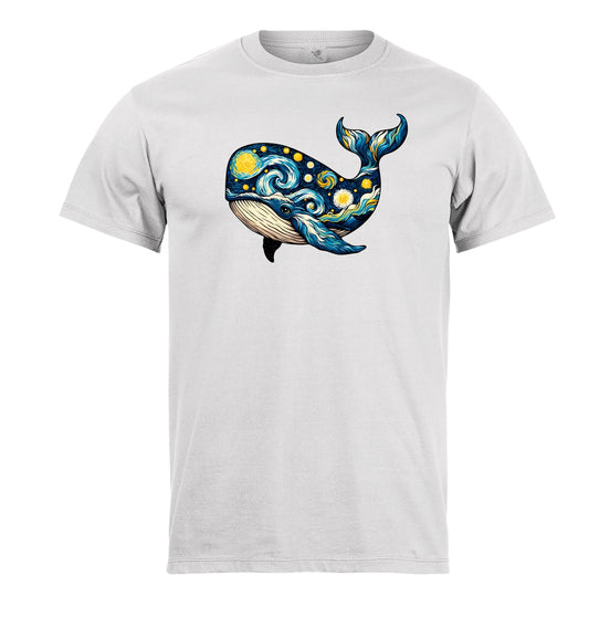 Μπλούζα της εταιρίας Pegasus λευκή με τύπωμα φάλαινα Fashion Wear καλοκαιρινή