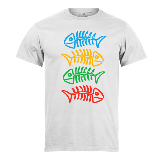 Μπλούζα της εταιρίας Pegasus λευκή με τύπωμα Ψαράκια καλοκαιρινή Urban Fashion wear