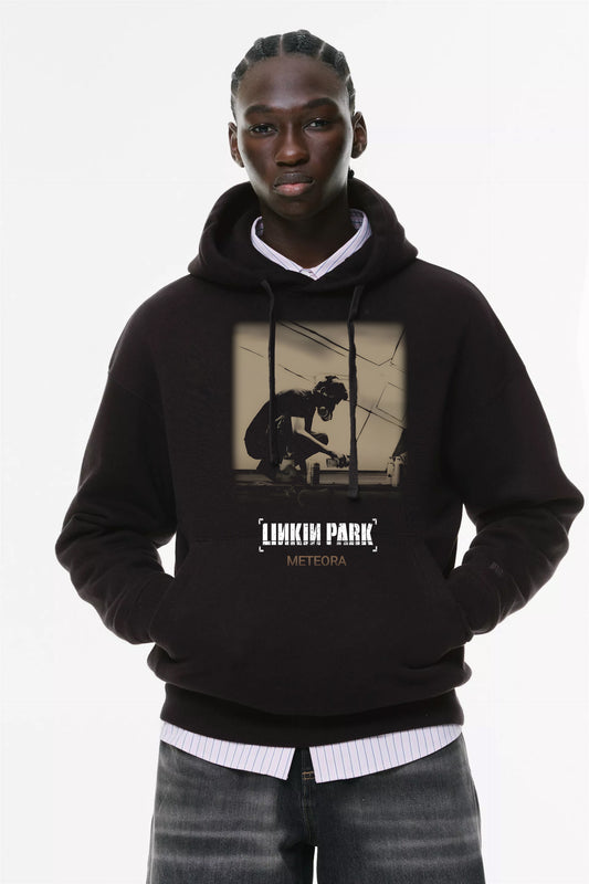 Φούτερ με κουκούλα και τσέπες Prenium ποιότητας της εταιρίας Lux in Tenebris με τύπωμαLinkin Park