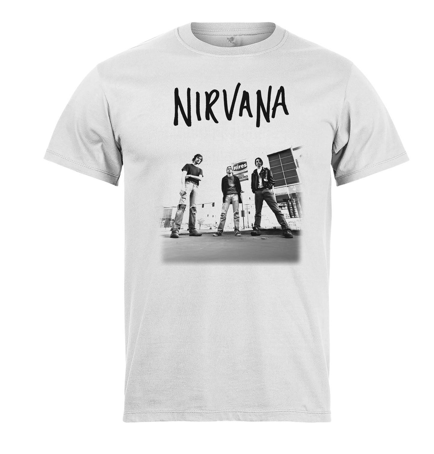 Μπλούζα της εταιρίας Pegasus λευκή με τύπωμα  Nirvana