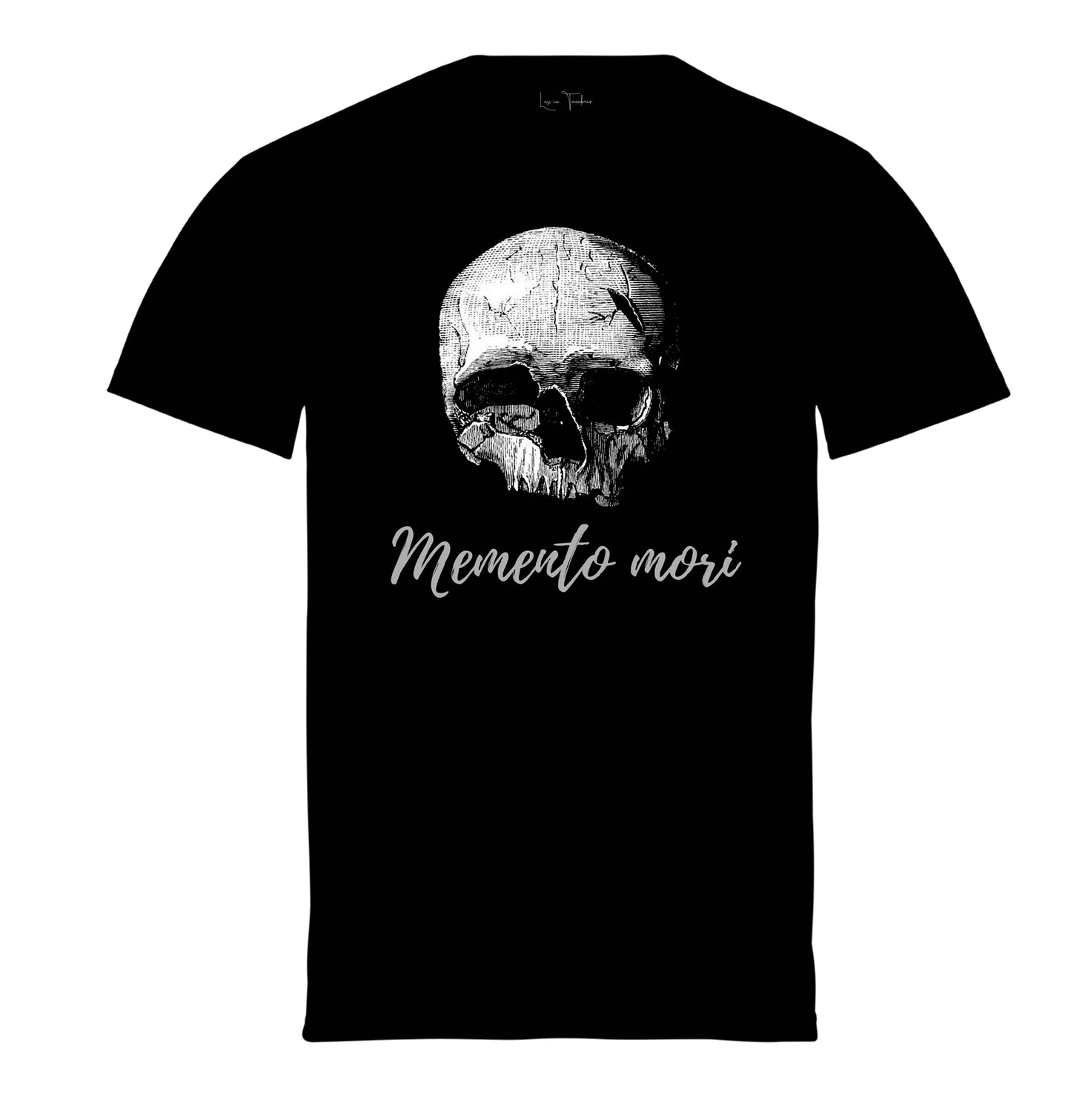 Μπλούζα μακό 100% βαμβάκι Prenium Ποιότητας της LIT - Momento Mori Collection με τύπωμα Memento Mori Κρανίο