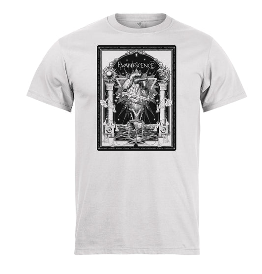 Μπλούζα της εταιρίας Pegasus λευκή με τύπωμα Evanesence