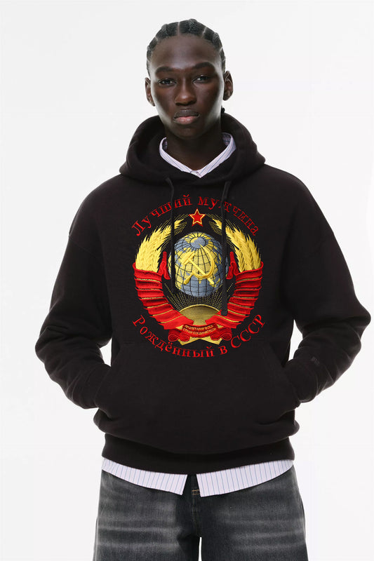 Φούτερ με κουκούλα και τσέπες Prenium ποιότητας της εταιρίας Lux in Tenebris με τύπωμα CCCP