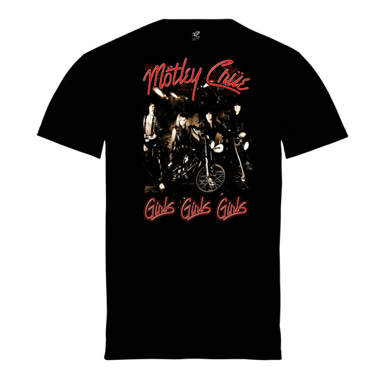 Μπλούζα της εταιρίας Pegasus μαύρη με τύπωμα Moltey Crue