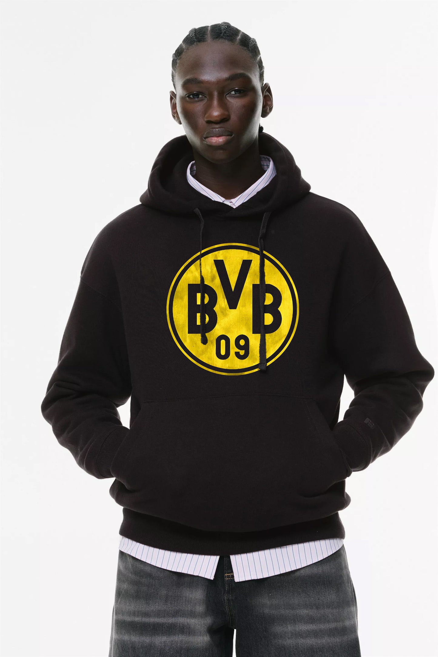 Φούτερ με κουκούλα και τσέπες Prenium ποιότητας της εταιρίας Lux in Tenebris με τύπωμα Dortmund