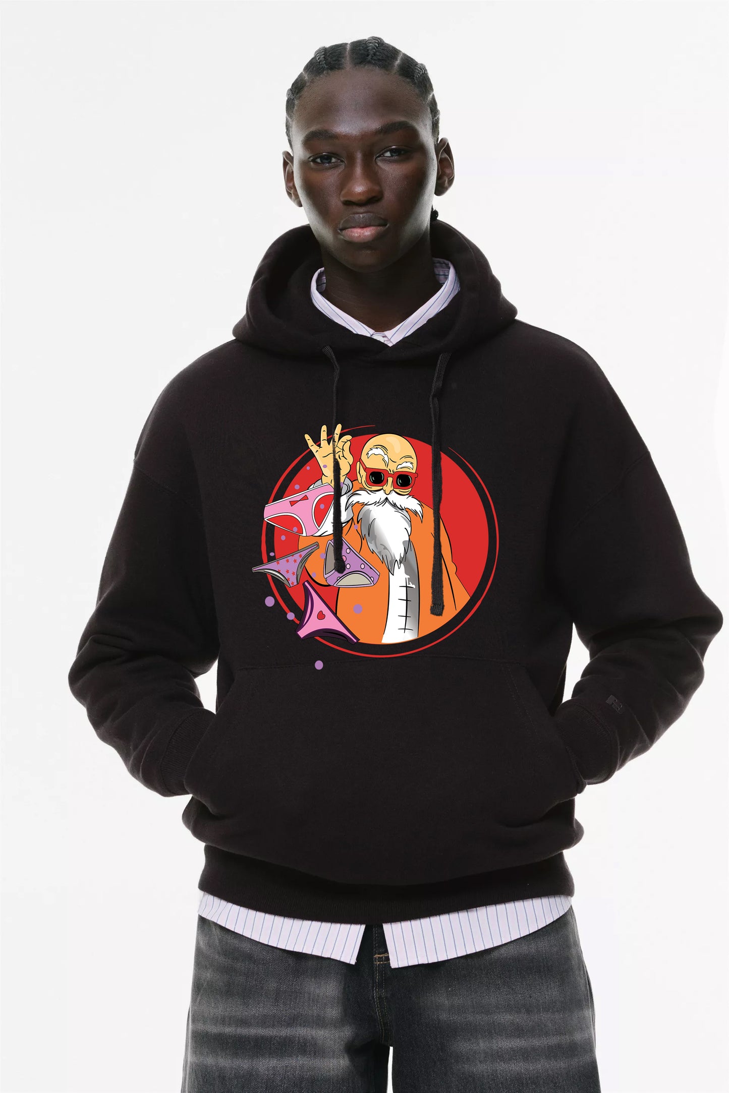 Φούτερ με κουκούλα και τσέπες Prenium ποιότητας της εταιρίας Lux in Tenebris με τύπωμα Dragon Ball Z - Anime