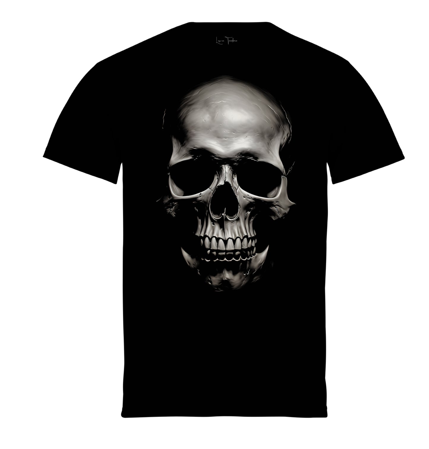 Μπλούζα μακό 100% βαμβάκι Prenium Ποιότητας της LIT - Momento Mori Collection με τύπωμα Memento Mori Κρανίο