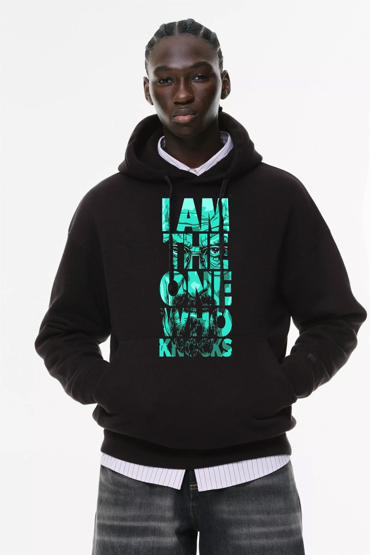 Φούτερ με κουκούλα και τσέπες Prenium ποιότητας της εταιρίας Lux in Tenebris με τύπωμα Breaking Bad