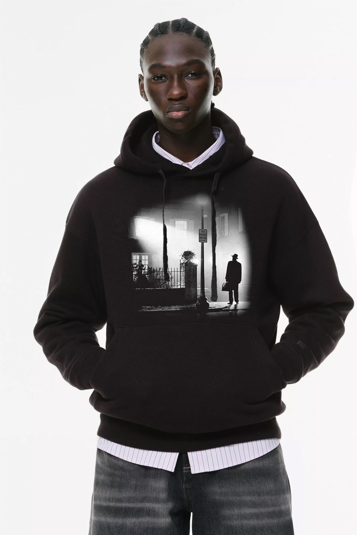 Φούτερ με κουκούλα και τσέπες Prenium ποιότητας της εταιρίας Lux in Tenebris με τύπωμα Exorcist