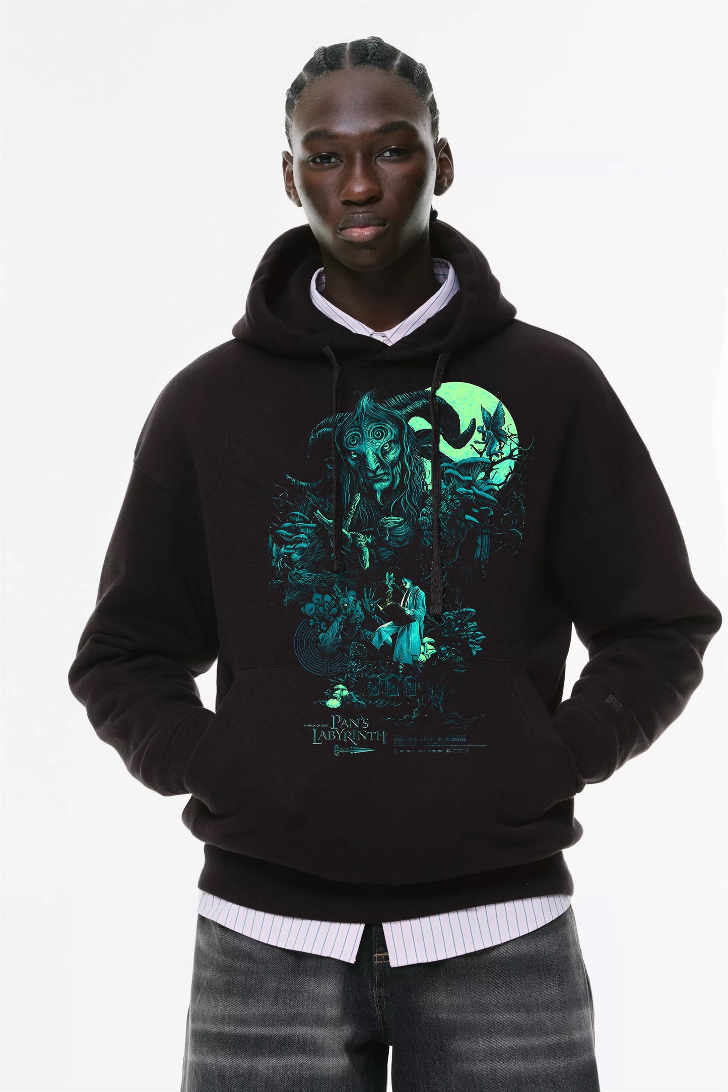 Φούτερ με κουκούλα και τσέπες Prenium ποιότητας της εταιρίας Lux in Tenebris με τύπωμα Pan's Labyrinth