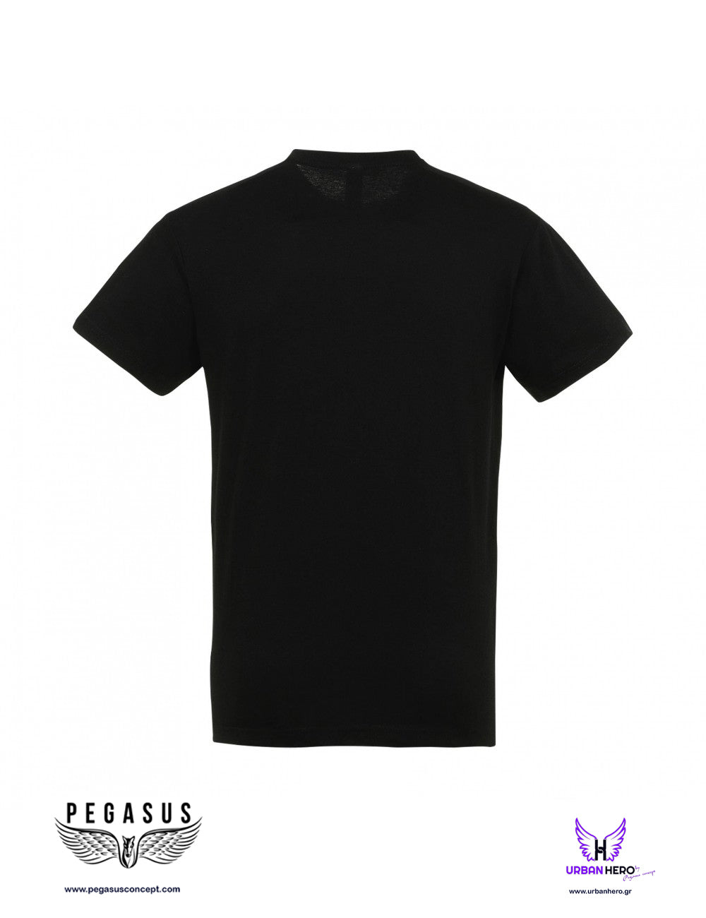 Μπλούζα της εταιρίας Pegasus μαύρη με τύπωμα Be who you are - Fashion Urban Wear