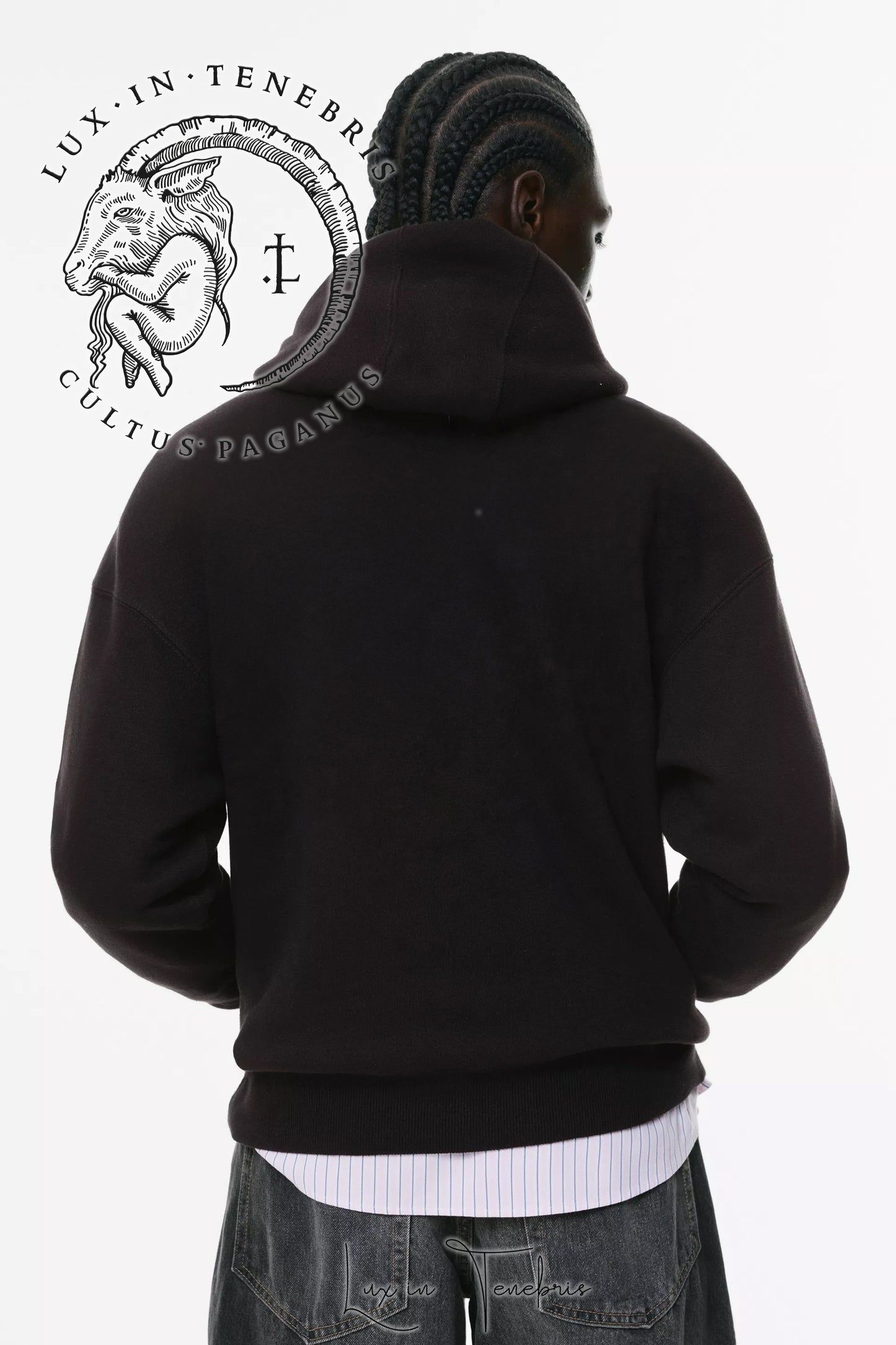 Φούτερ με κουκούλα και τσέπες Prenium ποιότητας της εταιρίας Lux in Tenebris με τύπωμα Harry Styles